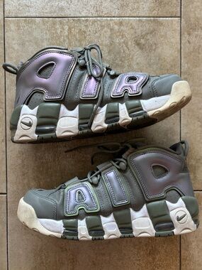 Nike Women’s More Uptempo Iridescent Sneakers - size 8.5